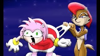 mortal Kombat X soniK  amy rose vs sally aKorn [upl. by Elac]