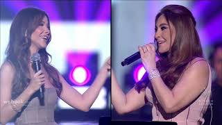 Nancy Ajram amp Elissa Meen dah elly nseik New Year Riyadh 31 12 2023 [upl. by Ayanahs]