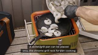 Everdure CUBE™  How to Pan cooking [upl. by Flossi405]