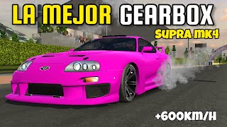 La Mejor Gearbox Para El Supra Mk4 600 Kmh De Velocidad Máxima En Car Parking Multiplayer [upl. by Naujuj]