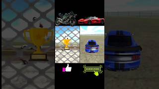 Indian bike driving 3d 🤑🤑 ninja h2r vs Lamborghini racing new update 🤩 gamplay trending shorts [upl. by Suzzy]