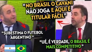 ARGENTINOS DEBATEM COMO SERIA DESEMPENHO DO CAVANI NO FUTEBOL BRASILEIRO E NO FUTEBOL ARGENTINO [upl. by Eilatam827]