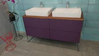 Germany Duravit DuraSquare 2353600071 washbasin Xsquare unit Дуравит Дурасквеа раковина [upl. by Bork]