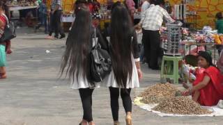 Long haired ladys in Nepal [upl. by Kiona]