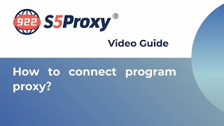 How to connect program proxy？ [upl. by Einnob595]