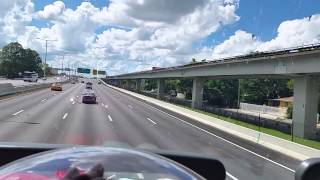 Megabus Top frontseat Panaromic view [upl. by Hadrian]