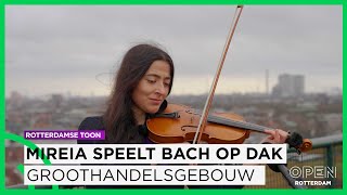 Mireia speelt Bach op het dak van het Groothandelsgebouw  ROTTERDAMSE TOON  Afl 12 [upl. by Annasiul]