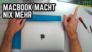 MacBook A1989 lässt sich nicht einschalten – 5V am USBC Port [upl. by Jermyn]