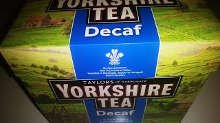 Yorkshire Tea Decaf review [upl. by Jahdol]