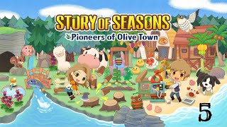 Story of Seasons Pioneers of Olive Town Part 5 Making The Makers and Completing A Request [upl. by Salomone227]