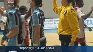 Chambray gagne contre Nice Handball D2 F [upl. by Bertilla455]