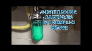 Caldaia cambio cartuccia anticalcare Tutorial [upl. by Enimsay33]