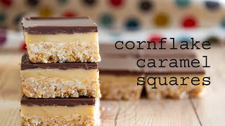 Cornflake Caramel Squares  traybakes amp more [upl. by Hanforrd]