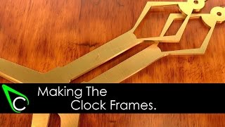 Clockmaking  How To Make A Clock In The Home Machine Shop  Part 1  Making The Clock Frames [upl. by Vasily530]