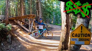 CAN A BUDGET HARDTAIL MTB SURVIVE WHISTLER BIKE PARK [upl. by Hardin871]