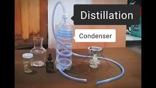 DIY homemade Distillation Condenser using recycled bottle [upl. by Aibun]