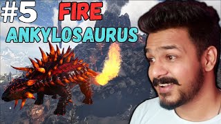 Finally I Tamed The Volcanic XAnkylosaurus  ARK Fjordur Hindi Episode 5 [upl. by Lennaj]