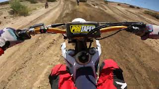 Cahuilla Creek Motocross vet track Gotta be my favorite track Raw video [upl. by Lahcar]