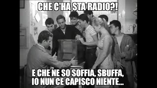 quotChe cha sta Radio quot  con Maurizio Arena in quotBelle ma poverequot [upl. by Palila590]