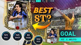 DIEGO MILITO TOTS REVIEW  BEST ST IN EA FC MOBILE [upl. by Gipson]