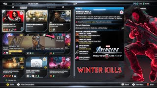 Marvels Avengers Winter Kills Guide  Get Power Level 175  Winter Soldier Heroic Mission Chain [upl. by Eidualc709]