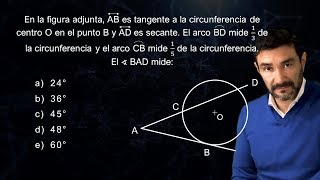 Miniclase de Geometría Teoremas de Tangente y Secante  Profe Mauro Quintana [upl. by Radke]