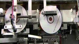 Bronway CDDVD Sleeve Insertion Machine [upl. by Yren26]