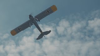 Tor Nørstegård in Fieseler Storch LNWNS  Kjeller Flydagen amp Telemark Airshow 2024 [upl. by Adim792]