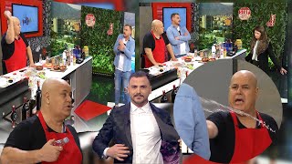 Sherr në studio Moderatori i njohur shqiptar goditet me shishe  Kamera e fshehtë EXPULS [upl. by Cissie]