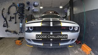 replace upper and lower bushing arm  outer tie rod  stabilizer rod  dodge challenger [upl. by Aveline]