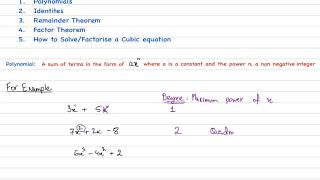 Remainder Theorem Mathematics N3 [upl. by Alfredo]