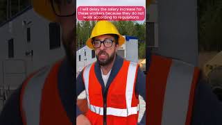 I will lower these peoples wages to 30 an hour adamrose construction funny reaction [upl. by Ocnarfnaig139]