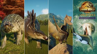 All New Dinosaurs In The Early Cretaceous DLC  Jurassic World Evolution 2 [upl. by Nyladnarb]