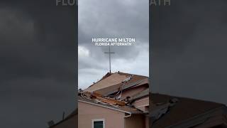 Damage and flooding from Hurricane Milton occurred outside our community florida hurricanemilton [upl. by Salocin]