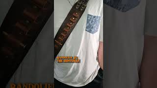 3RD Leather Project leather leathercraft diy Bandolier [upl. by Aicirtam564]