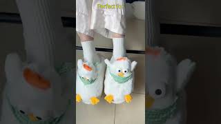 Ultra Soft Fluffy Duck Slippers Cozy Comfort for Winter [upl. by Mayram]