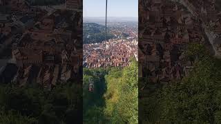 Brasov Romania Ski lift descent [upl. by Ajet365]