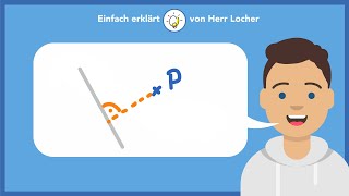 Abstände von Punkten und Geraden  Ortslinien einfach erklärt  Herr Locher [upl. by Oetomit]