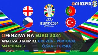 Ofenziva na Euro Live Češka  Turska 21  Gruzija  Portugal 20 [upl. by Yelrahs]