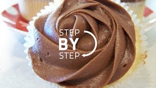 Chocolate Buttercream Icing Chocolate Buttercream Frosting Recipe Chocolate Buttercream Recipe [upl. by Larrabee]