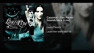 Laura Pausini Casomai  São Paolo  Soundcheck Live [upl. by Lugar]