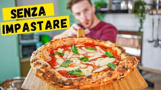 La PIZZA più FACILE del MONDO SENZA IMPASTARE [upl. by Jerz]