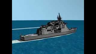 海上自衛隊 あたご型ミサイル護衛艦 JMSDF ATAGOclass destroyer [upl. by Tiertza]