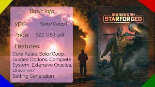 Ironsworn  Starforged Solo  Coop RPG Review [upl. by Tjader]