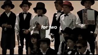 LOVE  Frank Sinatra version sang by KIDS  LYRICS [upl. by Kcirret]