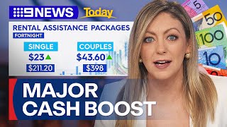 Millions of Aussies to get cash boost  9 News Australia [upl. by Philine692]