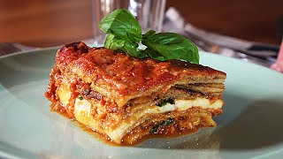 Authentic Italian Aubergine Parmigiana [upl. by Ernesta]