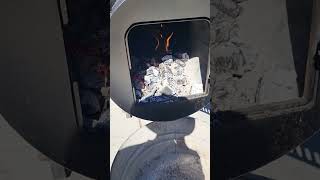 Offset Smoker Fire Management Tip bbq offset smoker [upl. by Inoek]