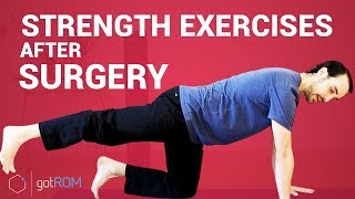 HIP STRENGTH AFTER SURGERY FAI  Labral Tear Exercises [upl. by Collyer]