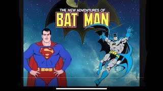 New Adventures of Batman Figure Review of Superman ampBatman With a comparison to Mattel Batman 66 [upl. by Melliw58]